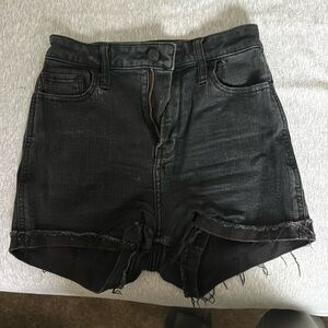 Black Hollister Jean shorts